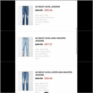 American eagle jeans
